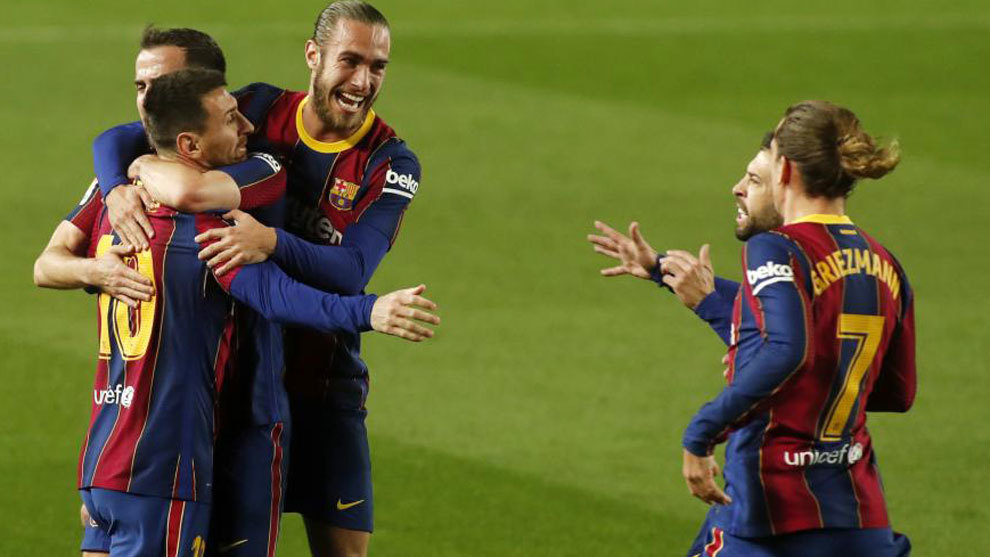 Messi dhe Griezmann i japin fitoren Barcelonës, e ngrenë në vendin e dytë