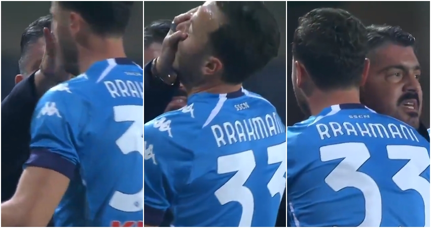 Askush si Gattuso! Kjo është mënyra se si trajneri i Napolit feston golin me Rrahmanin
