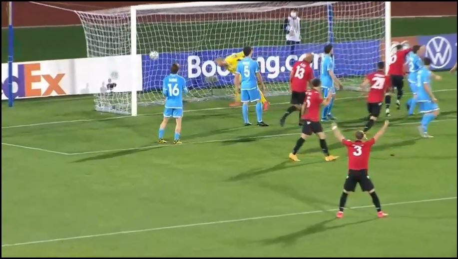 San Marino-Shqipëri/ Zhbllokohet rezultati, Manaj kalon në avantazh kuqezinjtë