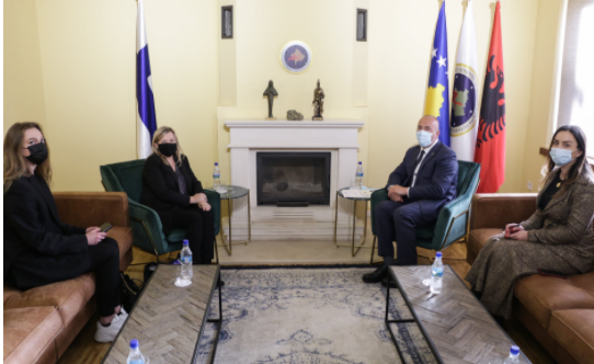 Haradinaj priti në takim ambasadoren e Finlandës Pia Stjernvall
