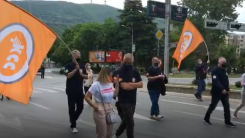 Protestojnë policët në Maqedoni të Veriut