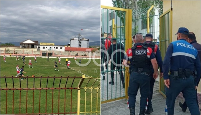 Goditi me grusht arbitrin dhe u largua nga dritarja e tualetit, përjashtohet nga futbolli lojtari i Mirditës
