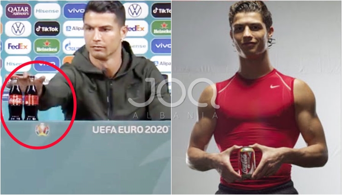 Tifozët “kryqëzojnë” Cristiano Ronaldon, i publikojnë fotot kur reklamonte Coca-Colën