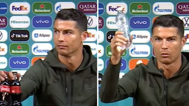 I shkaktoi dëm prej 4 mld dollarë duke hequr shishet nga tavolina, Coca-Cola i kundërpërgjigjet Ronaldos