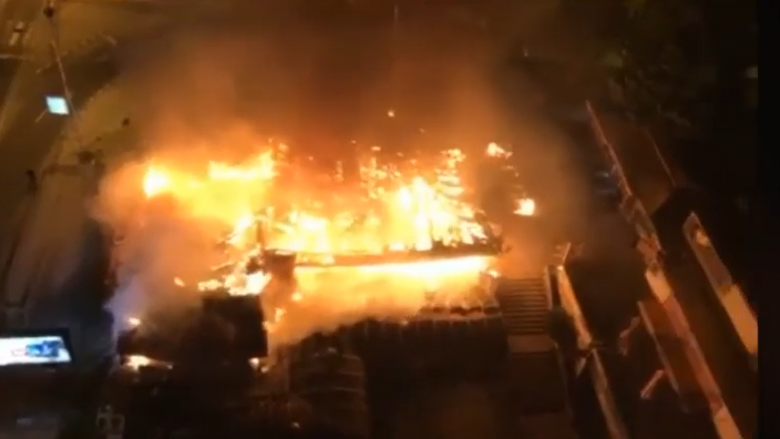 Zjarr në një banesë në Bit Pazar të Shkupit