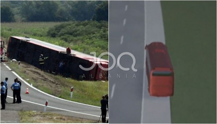 Tragjedia me 10 shqiptarë të vdekur në Kroaci/ Dalin pamjet 3D, si doli autobusi nga rruga