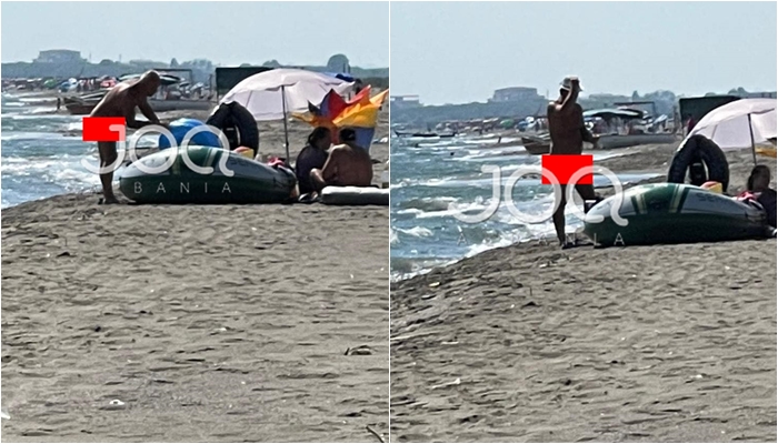 Pushuesit në Velipojë pa asnjë kompleks bëjnë plazh nudo! Qytetarët të shqetësuar: Jemi me fëmijë e familjarë
