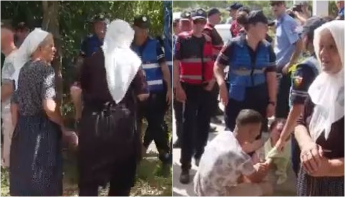Përplasje mes banorëve të Baldushkut dhe policisë për pallatet e reja, një gruaje i bie të fikët