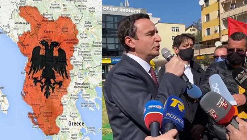 Serbët në panik: Kurti po punon për krijimin e “Shqipërisë së madhe”