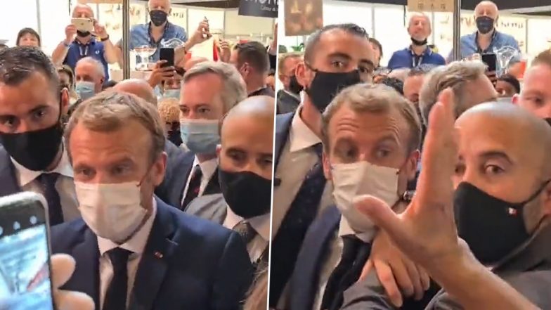 Francezët të pakënaqur me Macron/ Pas shuplakës nga i riu, presidenti qëllohet me vezë nga turma