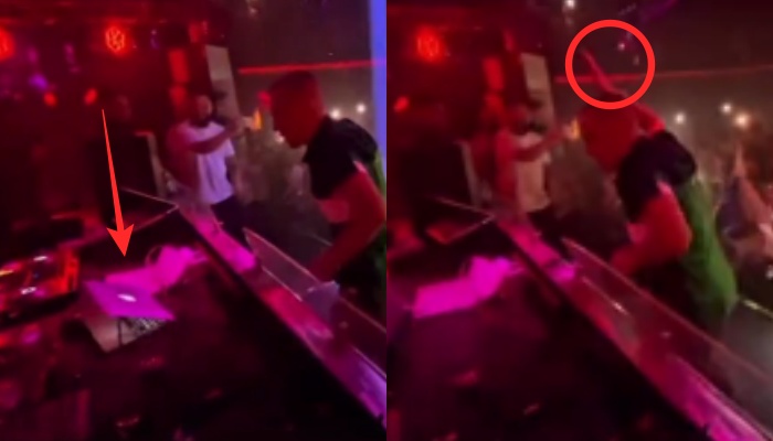 DJ i çoi këngën e Noizy-t/ Don Xhoni i përplas laptopin gjatë koncertit