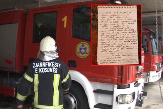 8 vjeçari u dërgon letër falenderuese zjarrfikësve – “Ju ma shpëtuat jetën derisa unë isha në gjumë”