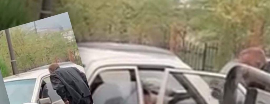 Burri në Istog rrah pamëshirshëm një fëmijë brenda në veturë (Video)