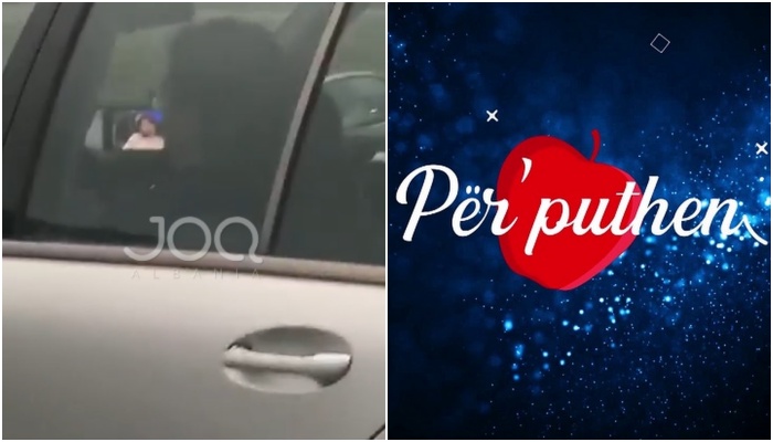 Çudira shqiptare/ Burri sheh “Për’puthen” teksa i jep makinës në autostradën Tiranë-Durrës