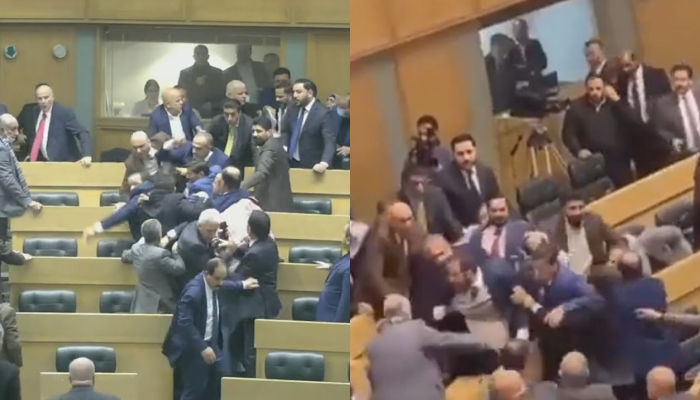 Sherr masiv në parlament, deputetet godasin njëri-tjetrin me grushte