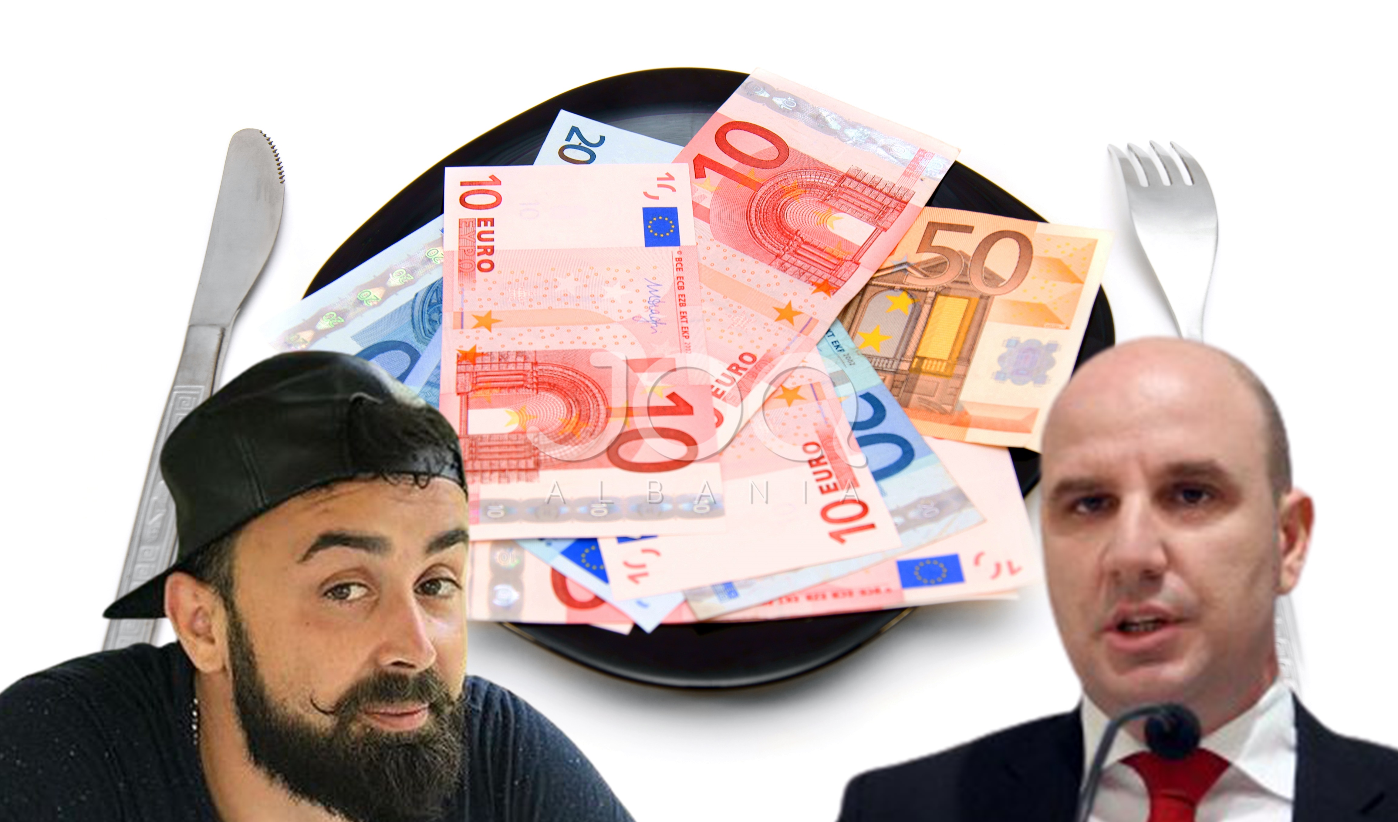 Dritan Agolli “donates” 500 million ALL to chef Alfio, to show him what Albanians eat