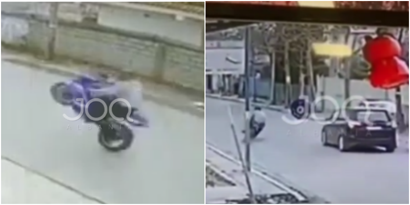 EKSKLUZIVE/ Pamjet e aksidentit fatal në Kamëz, 30-vjeçari me motor u përplas për vdekje me shtyllën