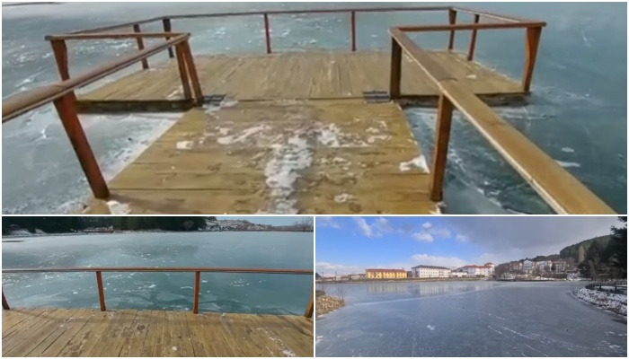 I ftohti “mbërthen” Shqipërinë, liqeni i Pukës ngrin plotësisht