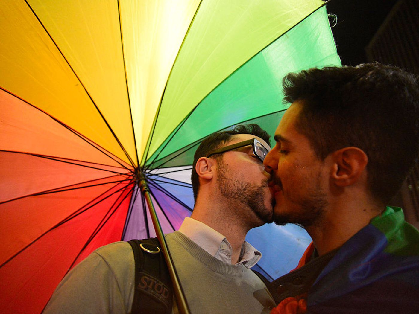 Latino Guys Kissing