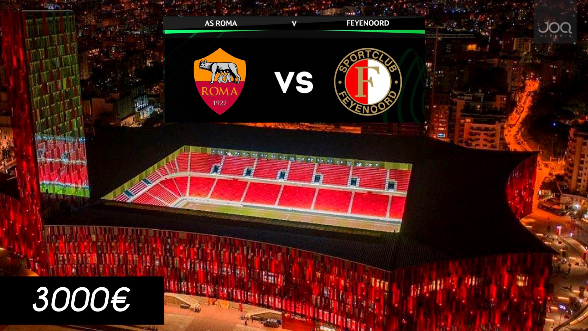 Roma-Feyenoord/ Shqipot po i shesin biletat në treg të zi me 3000€