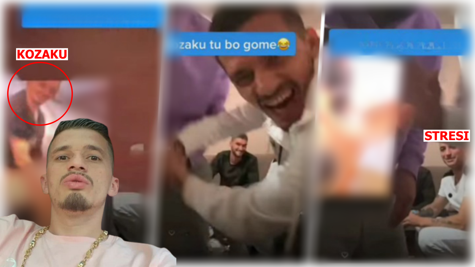 Stresi futet LIVE/ Shokët i nxjerrin Kozakut videon ku bën s*ks me një vajzë