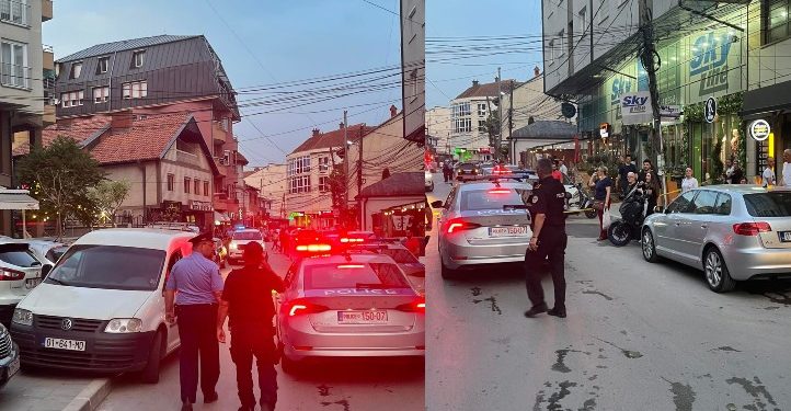 Therrje në rrugën Bajram Kelmendi në Prishtinë