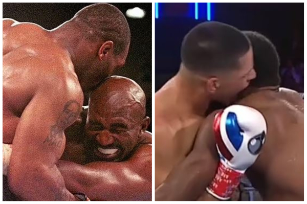 I kafshoi veshin kundërshtarit si Tyson dikur, përjashtohet boksieri
