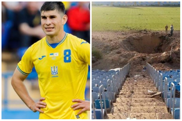 Futbollisti ukrainas zbulon pamjet, raketa ruse shkatërroi stadumin