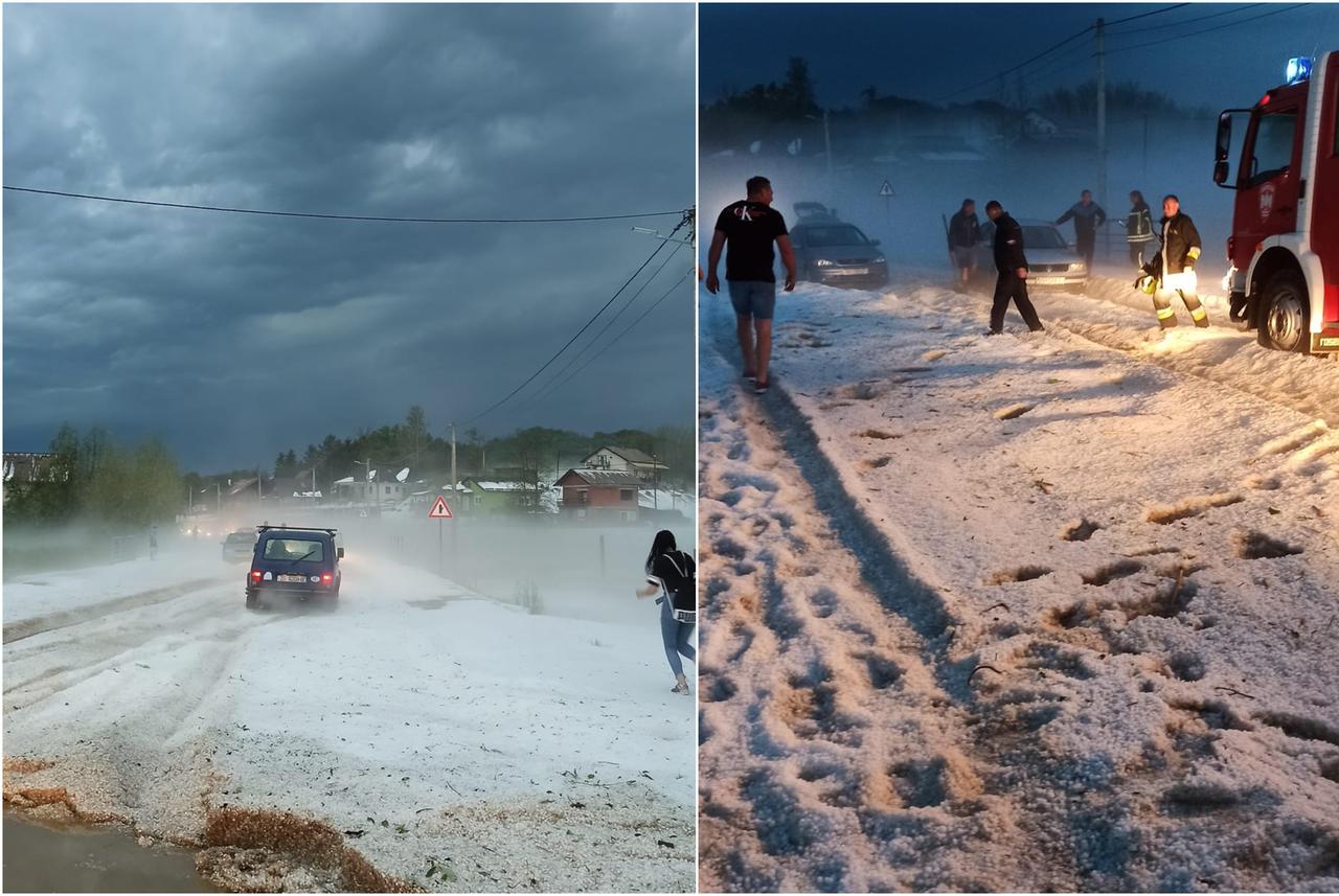 Në Shqipëri temperatura 35°C/ Kroacia përballet me stuhi të frikshme, breshëri sa një kokërr arrë