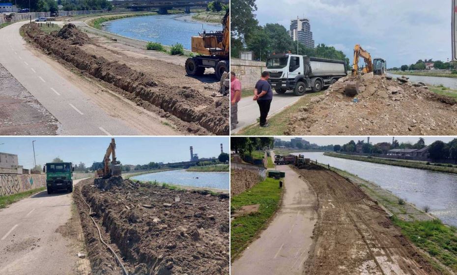 Filloi realizimi për rikonstruksionin e plotë të anës së majtë të bregut të lumit Vardar