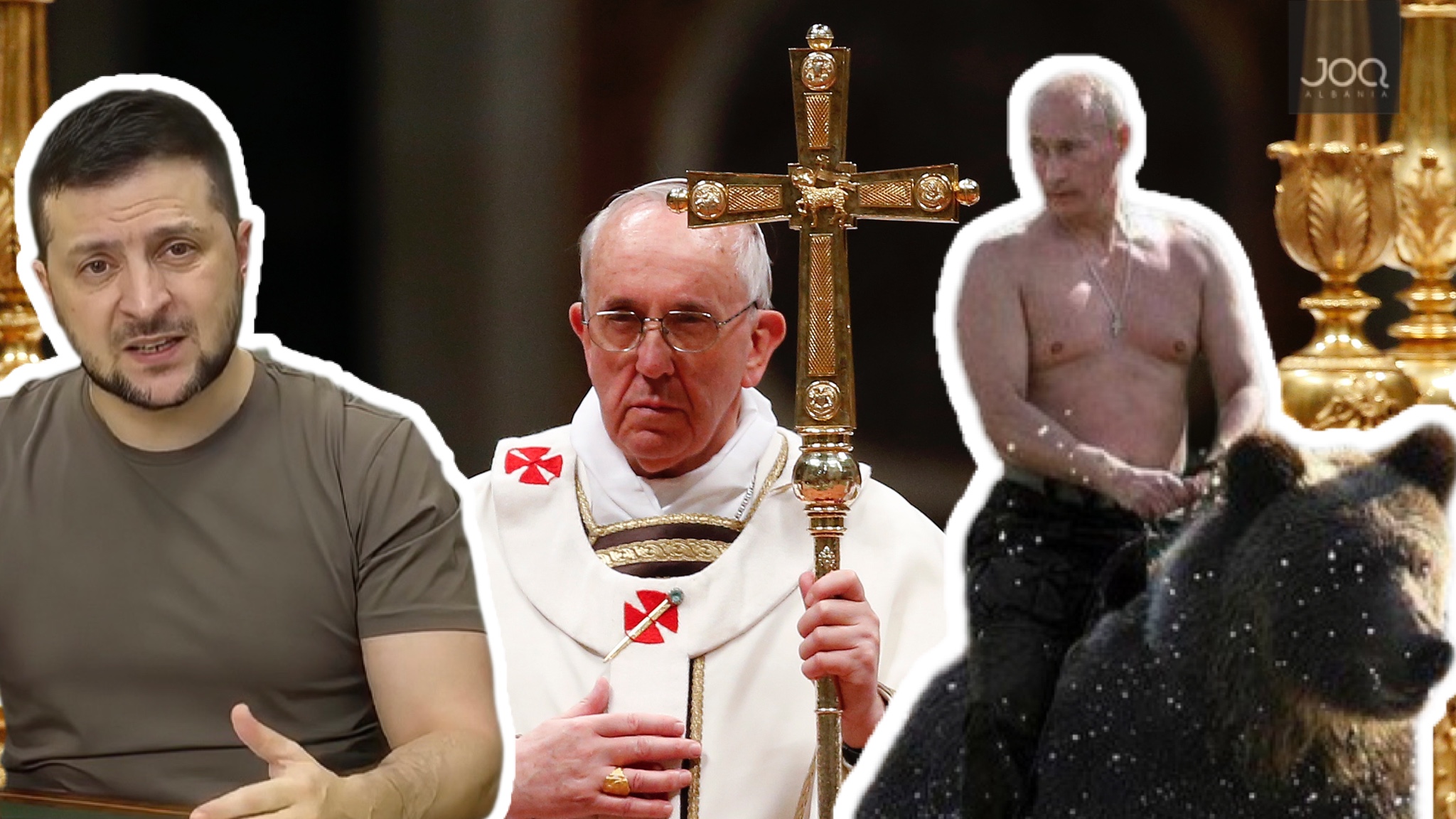 Papa: Dua të pajtoj Putin me Zelenskyn