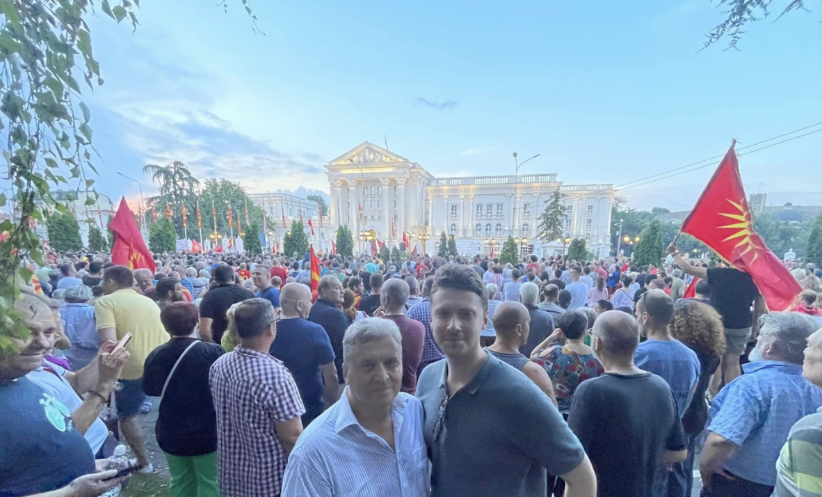 Ivanov mori pjesë në protestën e VMRO-DPMNE-së kundër propozimit francez