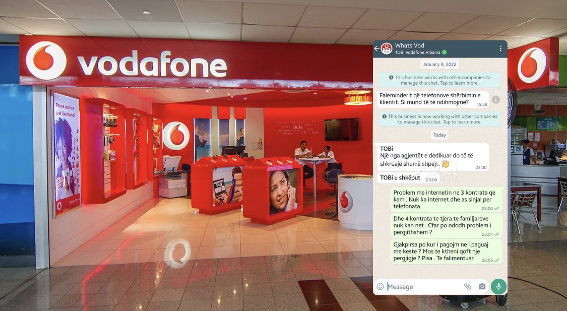 Vodafone në “blackout” total! Iu ndërpret internetin dhe telefonin fiks mijëra abonentëve, bllokohet shërbimi i klientit