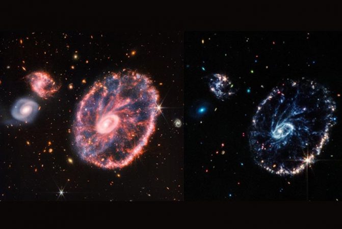 Teleskopi Hapësinor James Webb jep imazhin e ri të ”Galaxy Cartwheel”
