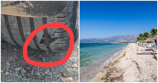 Parkon në Orikum për të ngrënë drekë me mikun italian, i çajnë gomat e makinës se zgjodhi restorantin tjetër