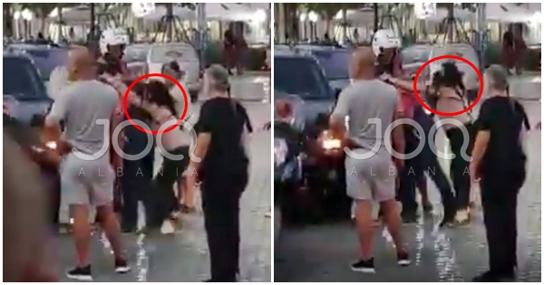 Vlorë/ Vajza brune me kaçurrela “fut e bjer” policit që po arrestonte një djalë