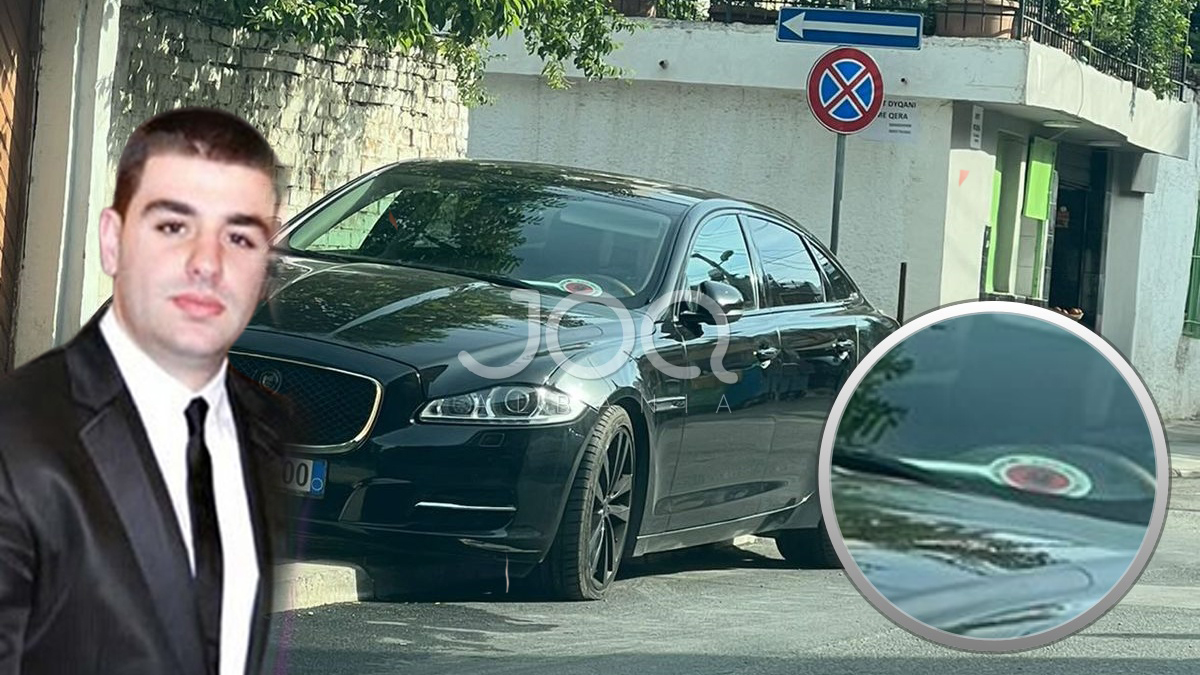 Gurten Agron Papuli, djali tjetër i babit që sfidon ligjin/ Përdor tabelën e policisë në makinën e tij luksoze