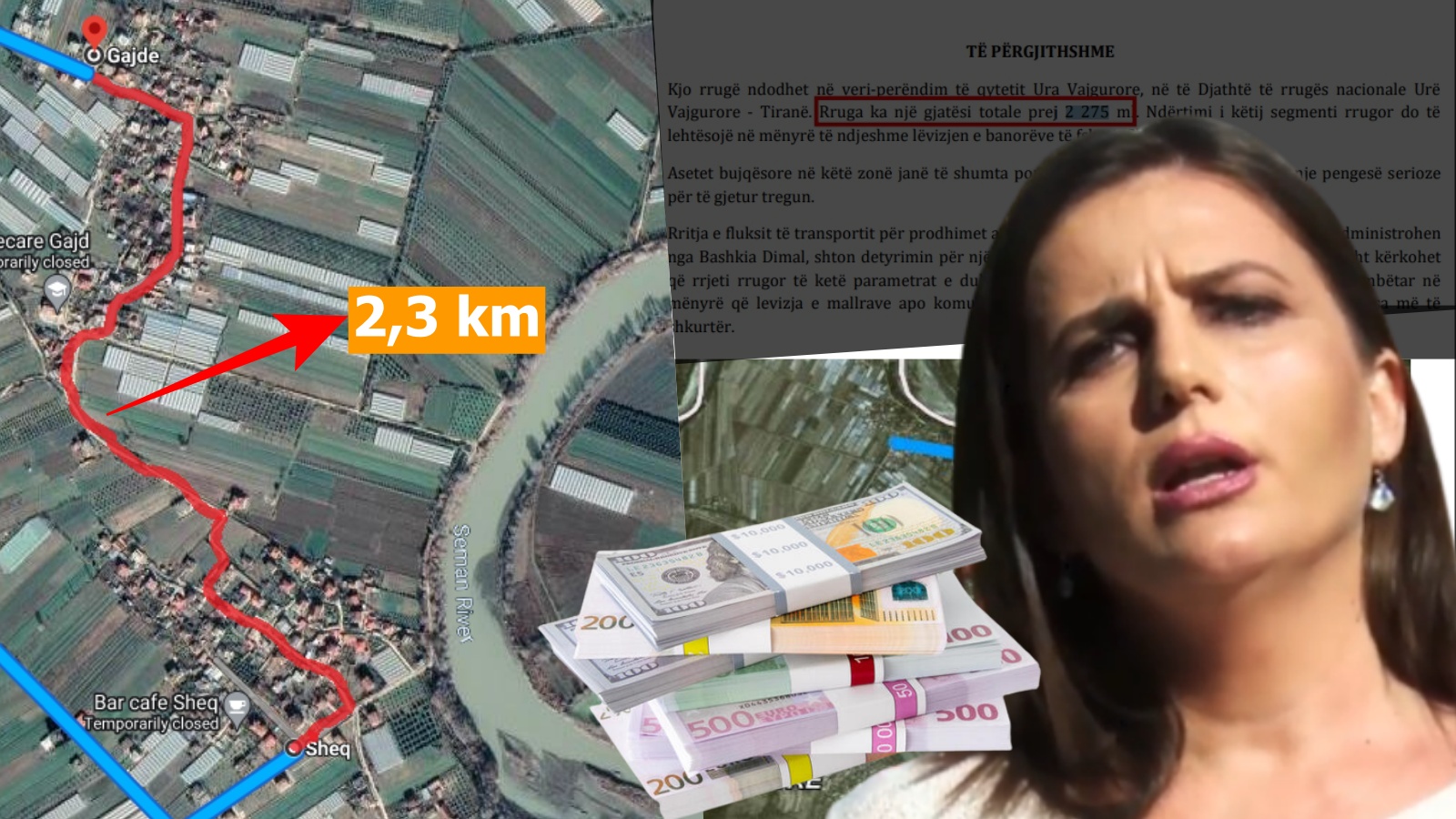 SPAK ka harruar ta hetojë/ “Çmendet” sërish Juliana Memaj e “Urës Vajgurore”, ofron 600 MLN për 2,3 km rrugë