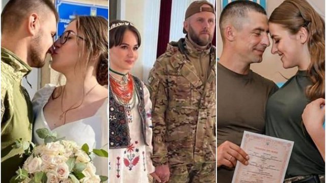 Dashuria triumfon mbi luftën! Mbi 1300 çifte kurorëzuan dashurinë e tyre në martesë në Ukrainë