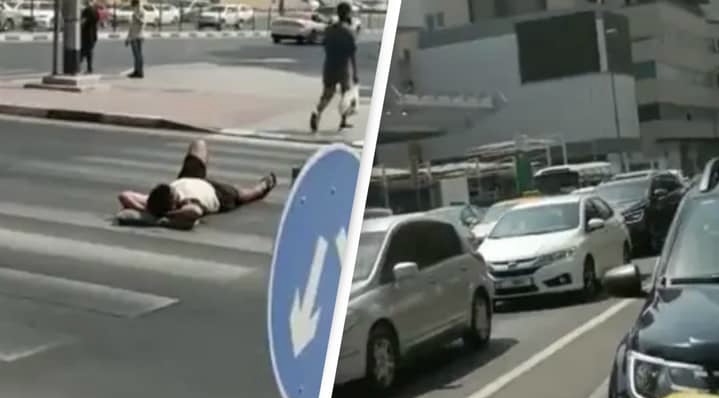 Arrestohet burri që fjeti gjumë në rrugë për të bërë video në TikTok, bllokoi trafikum
