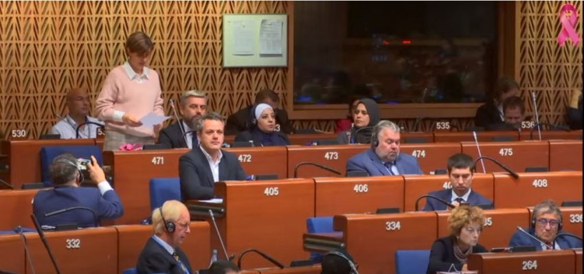 Historike: Fjalimi i parë i Kosovës pritet me duartrokitje në Këshillin e Evropës