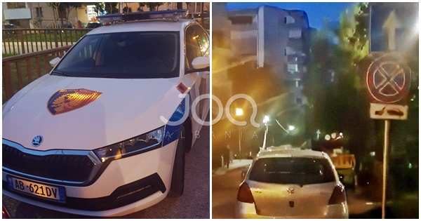Tiranë/ Polici me “dy fytyra” parkon makinën aty ku nuk lejohet, ndërsa banorëve të tjerë “i ngec” gjobat