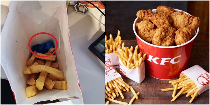 Qytetarit i neveritet ushqimi në KFC, gjen një dorezë plastike në kutinë me patate