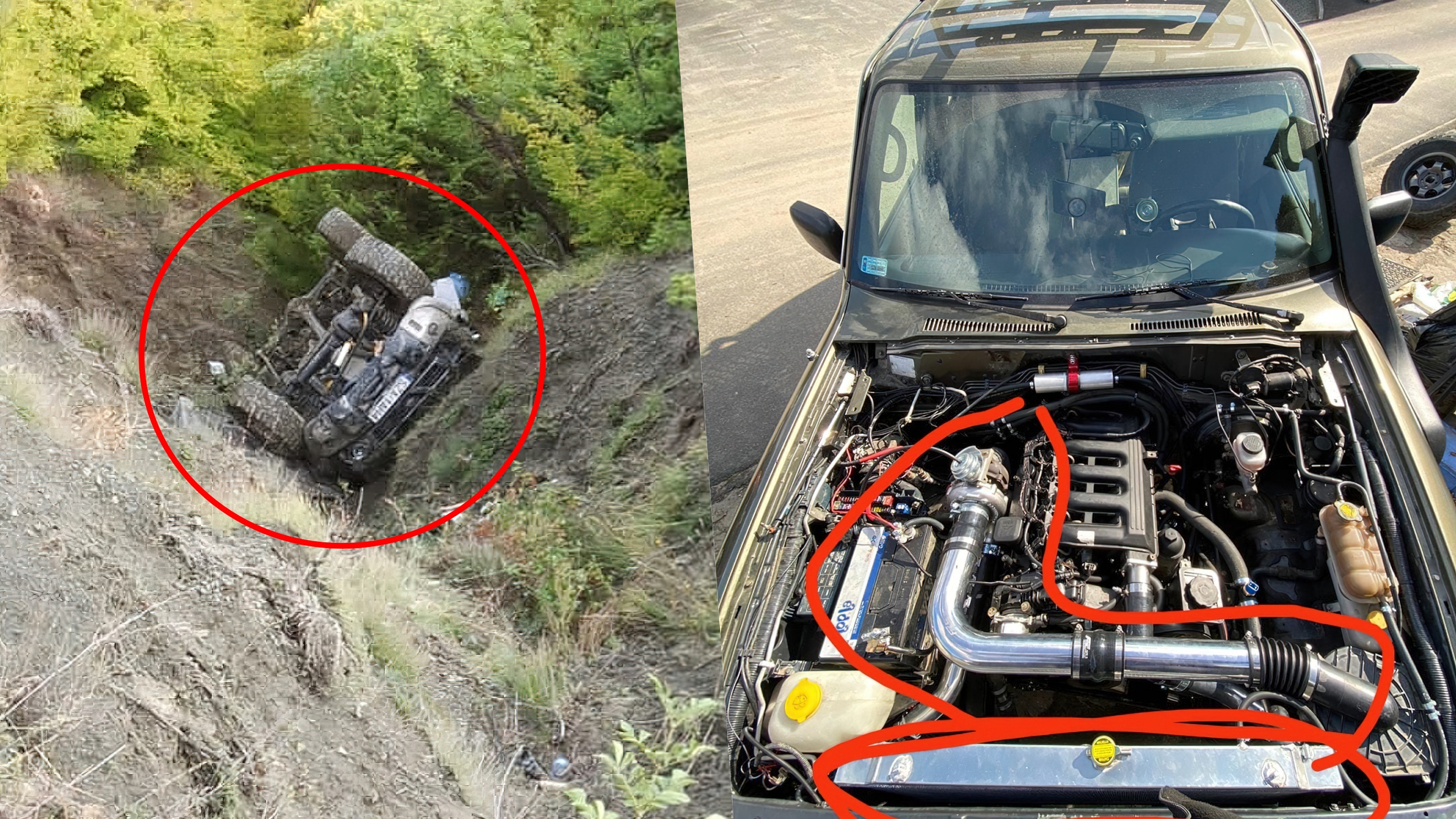 Turisti polak pëson aksident në Elbasan/ Banorët e zonës i vjedhin pjesët e makinës: Të lutem, mi ktheni!