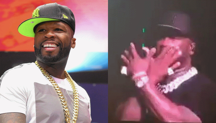 Në Gjenevë të Zvicrës, ikona e Hip-Hop-it botëror 50 Cent mbyll koncertin duke bërë shqiponjën dykrenare me duar