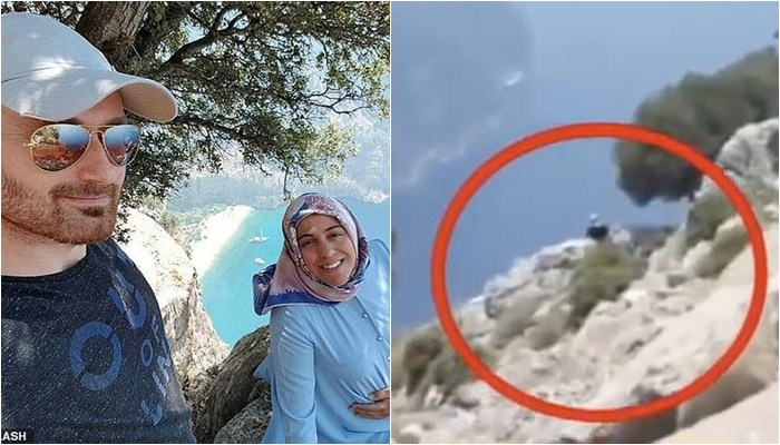 Për të marrë paratë e sigurimit hodhi gruan shtatzënë nga shkëmbi 300 m i lartë, burg përjetë për 40-vjeçarin në Turqi