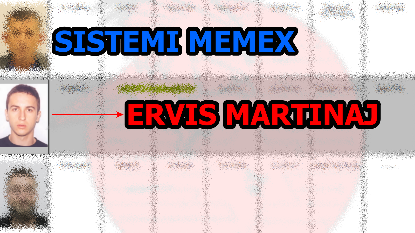 Publikimi i sistemit MEMEX, policia del zbuluar / Si ishte regjistruar Ervis Martinaj në këtë sistem?