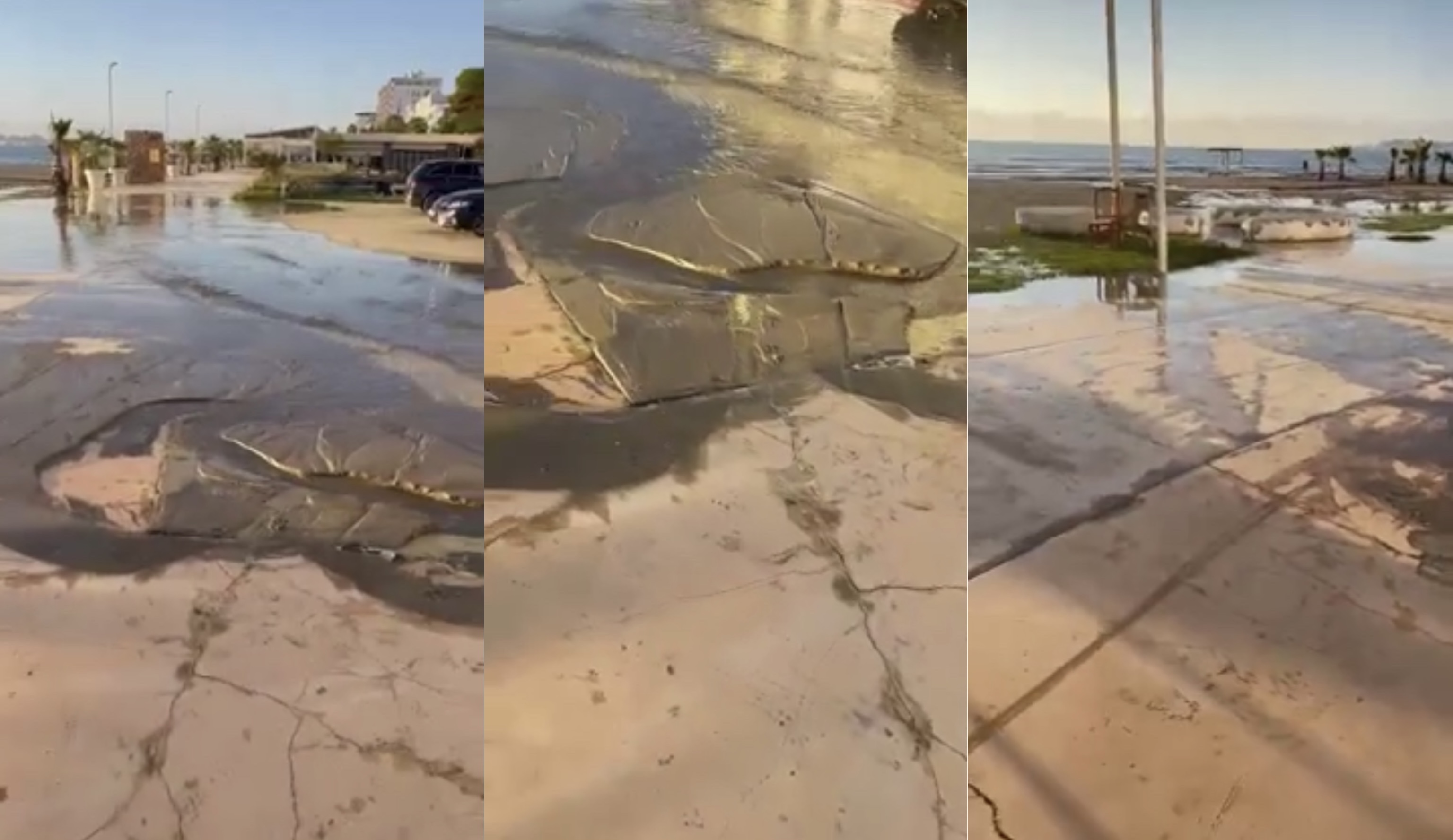 Shëtitorja “Taulantia” në Durrës shkatërrohet nga presioni i ujit, 2,8 milionë € shkojnë dëm