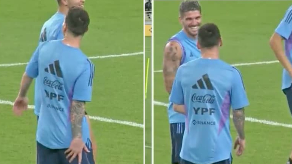 Messi bën humor të zi, shtiret si i dëmtuar në stërvitjen e Argjentinës