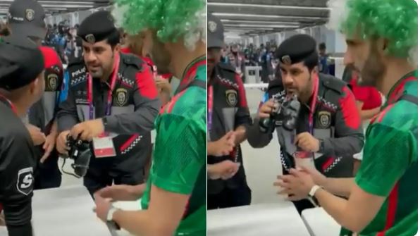 VIDEO/ Rrengu viral i tifozëve meksikanë në Katar, roja i sigurisë i gjen alkoolin në… dylbi